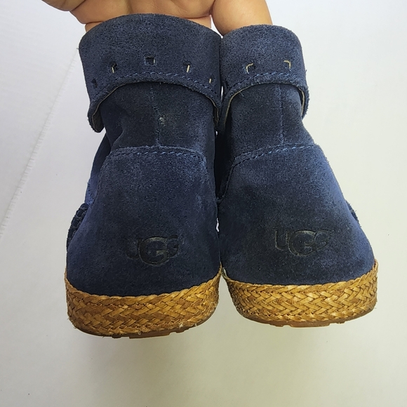 Ugg Blue Suede Ankle Boots 7 - Picture 6 of 8